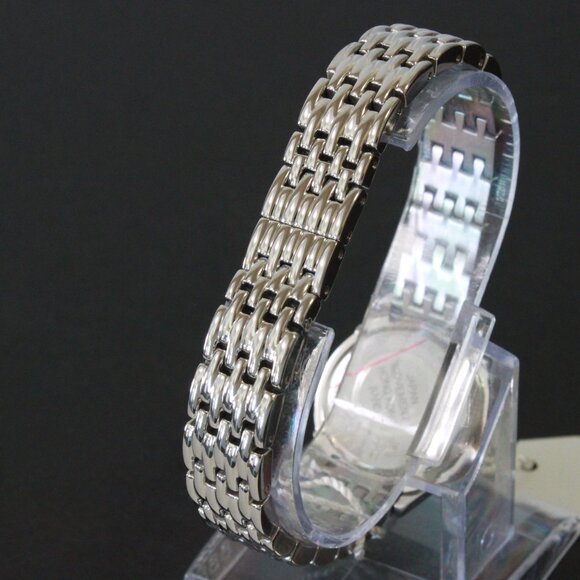 Bulova Ladies Crystal Bezel Watch MOP Dial Crystal Indicese 27mm - Picture 11 of 13